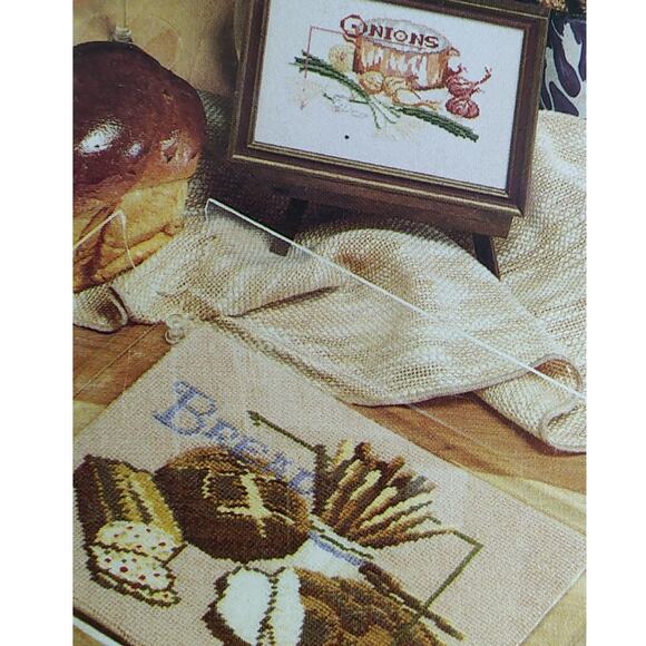Leisure Arts Kitchen Stitchin Cross Stitch Patterns Strawberry, Lemon, Apple Pie - Picture 4 of 11